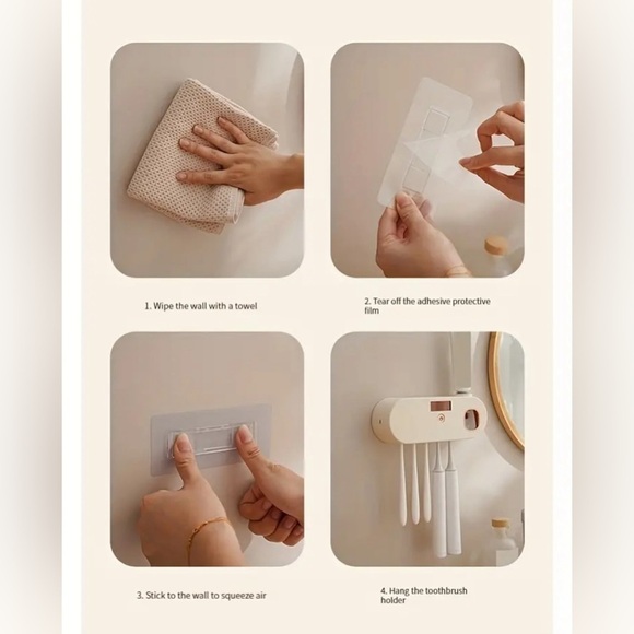 Smart Toothbrush 🪥 Sterilizer New Beige USB - Picture 9 of 9